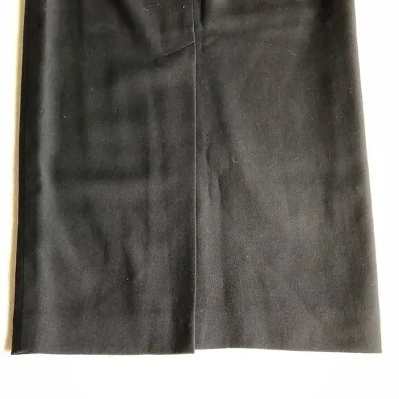 Dana Buchman Dark Brown Long Wool Maxi Skirt